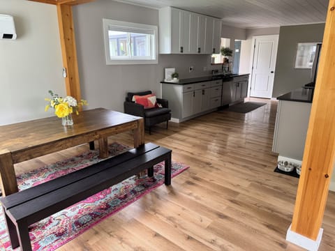 Dining and kitchen area