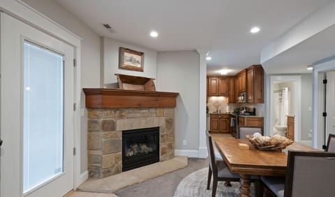 Well-lit walk-out basement.