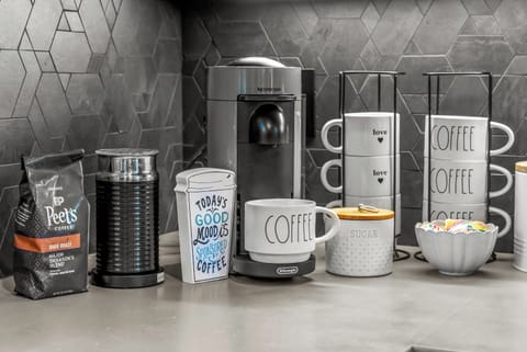 Brew your favorite cup in style with our sleek setup and artisanal blends!