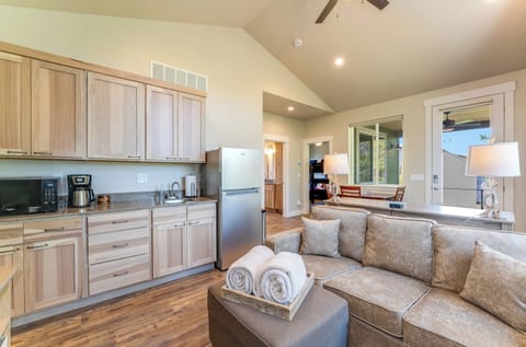 Open-concept Living Area | Upper Level