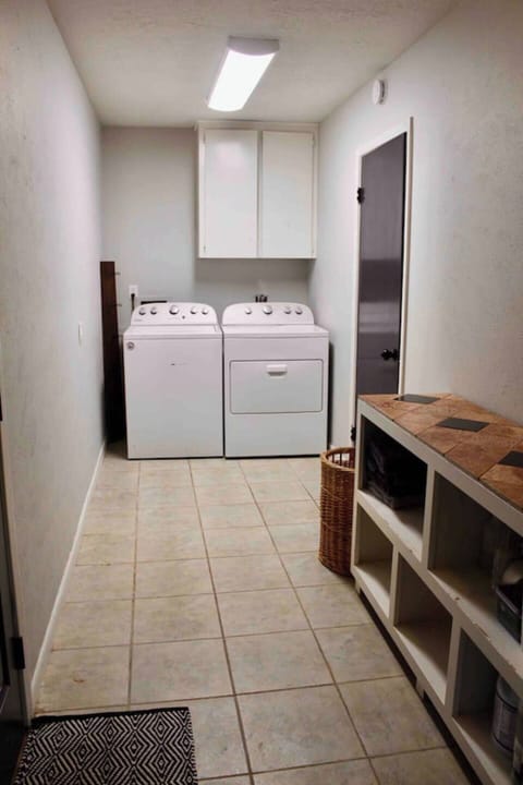 Convenient laundry facilities in the house for your comfort and ease.