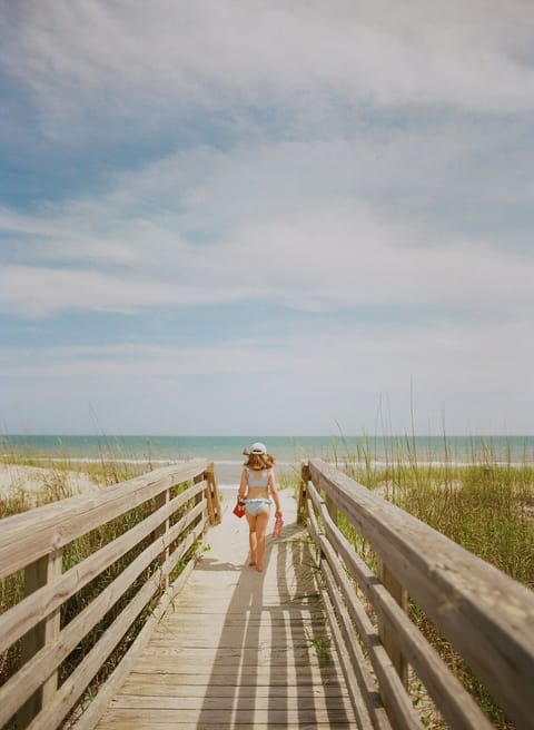 Beach access closest to the house.... this is Kate!