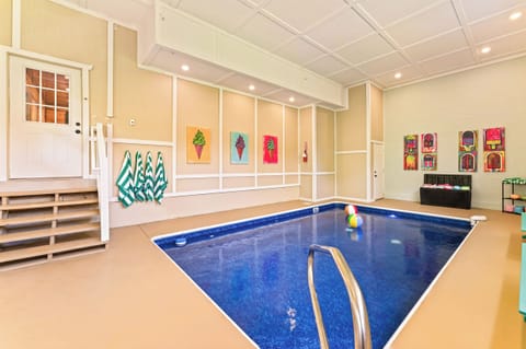 Heated indoor pool, perfect for swimming no matter the season.