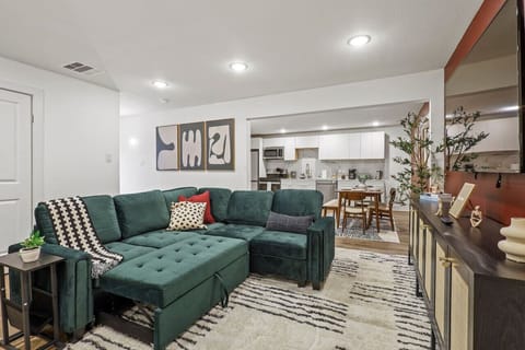 Once you enter the living room you`ll find a space that feels both luxurious and cozy, perfect for unwinding after a long day.