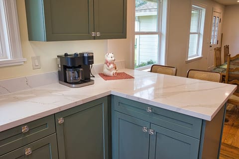 Enjoy a cup of coffee in the morning