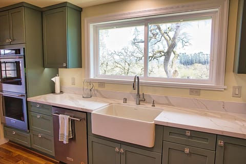 Kitchen Sink, Dishwasher and Double Oven