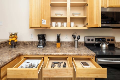 This kitchen comes fully equipped to whip up your favorite meals