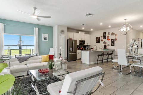 Open Kitchen and Living Room