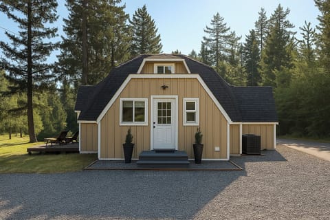 Welcome to Your Dome Away from Home – a peaceful 3-bedroom, 2-bath getaway (1,837 sq ft) nestled among the trees in the heart of the Pacific Northwest.
