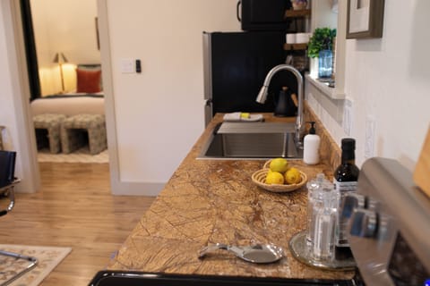 Modern amenities with a touch of rustic charm.