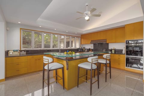 Cooking in paradise: bright, airy, and fully equipped.