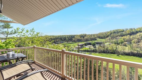 Take in the mountain air from your private deck — perfect for coffee or cocktails.