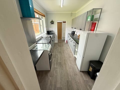 Spacious Galley Kitchen with Natural Light