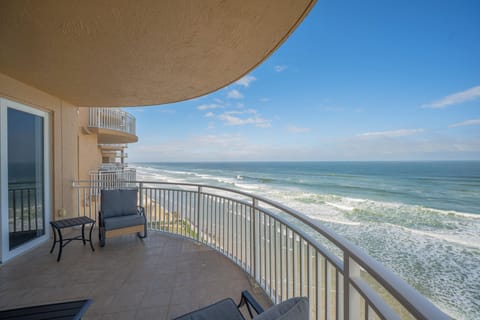 Unobstructed north view of the beach and ocean