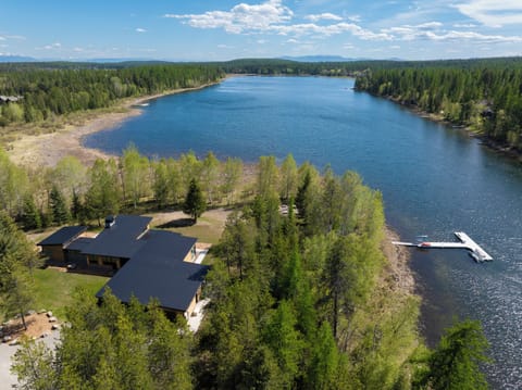Home is right on Blanchard Lake | Exterior