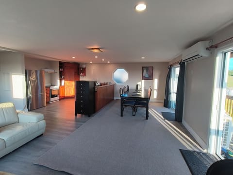 kitchen and dining room