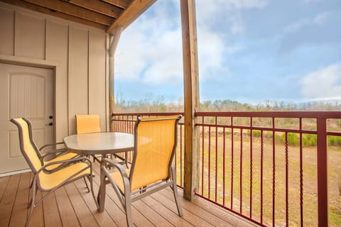 Unwind on your private balcony, offering serene views of nature and the perfect setting for morning coffee or evening relaxation.