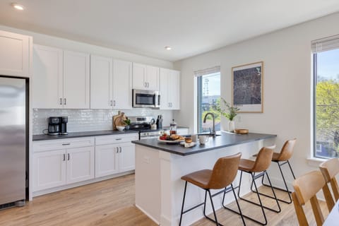 A bright and functional space ready for home-cooked meals.
