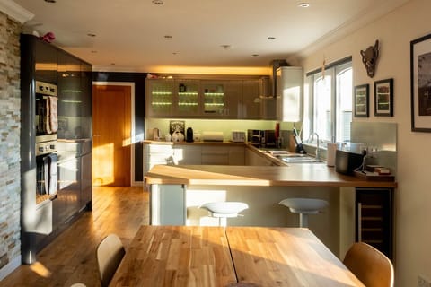 Fully stocked kitchen