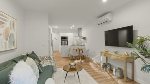 Open plan living area