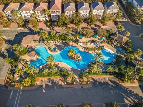 Resort style pool steps away from our front door.