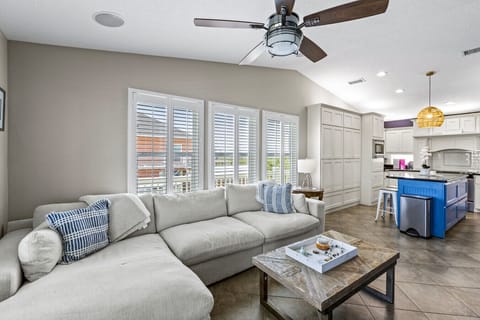 Roomy enough for the whole crew to relax