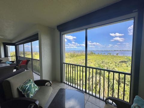 Views of mangroves and Caloosahatchee River. The perfect spot to watch a sunset!