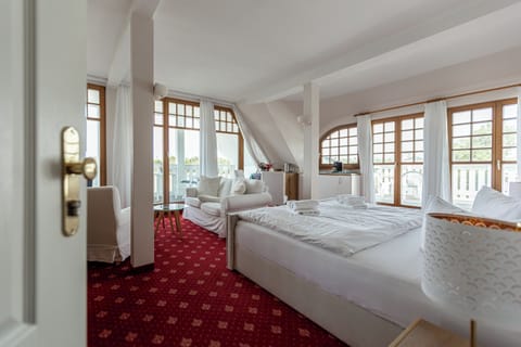 Bright Bedroom with Outdoor View