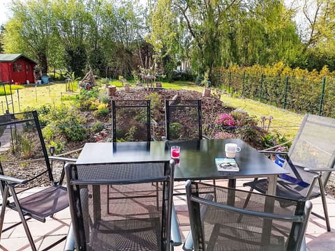 Furniture, Chair, Table, Outdoor Furniture, Outdoor Table, Garden, Kitchen & Dining Room Table, Backyard, Yard, Patio