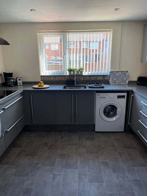 Modern kitchen with good appliances and utencils