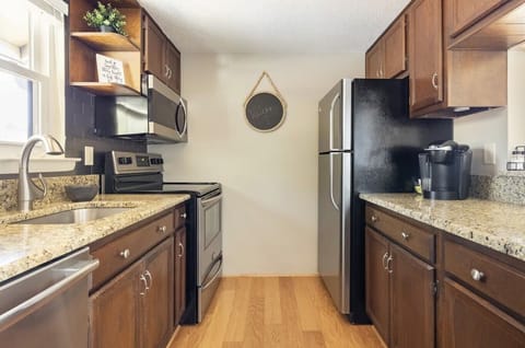 Fully stocked kitchen for cooking up your favorite dishes.