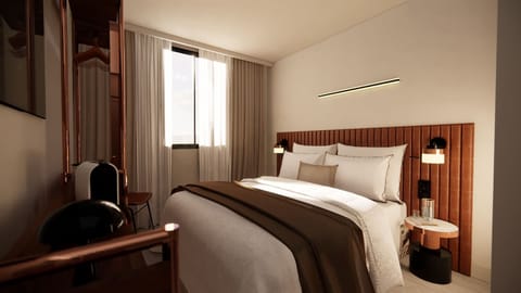Bedroom. Interior and views may vary based on location and availability.