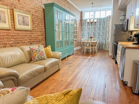 Main living space with sofa bed