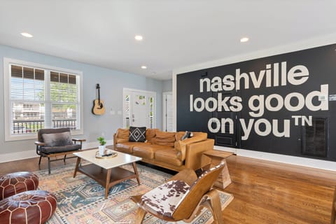 Nashville looks good on you...You look good on this couch!