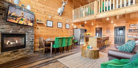 Cabin 1: Living room.