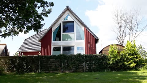 Exterior View of the Red Holiday Home