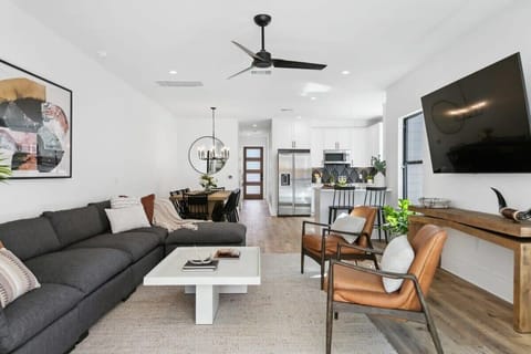 Open-concept living area