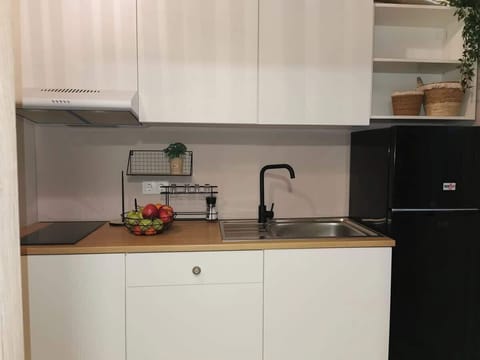 Fully equipped kitchen with all essentials for your stay.