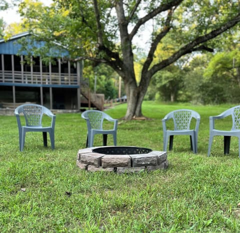 Fire Pit & Back Deck and Porch