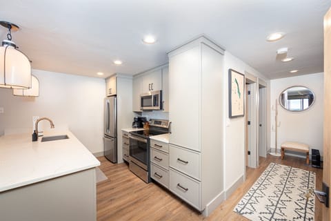 The newly renovated kitchen is a beautiful space to create a memorable meal | Main Level