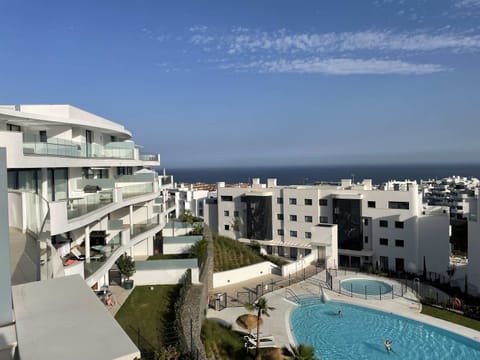 Stunning panoramic view over the pool and coastline. 🌊