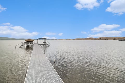 Private dock (shared with neighbor)