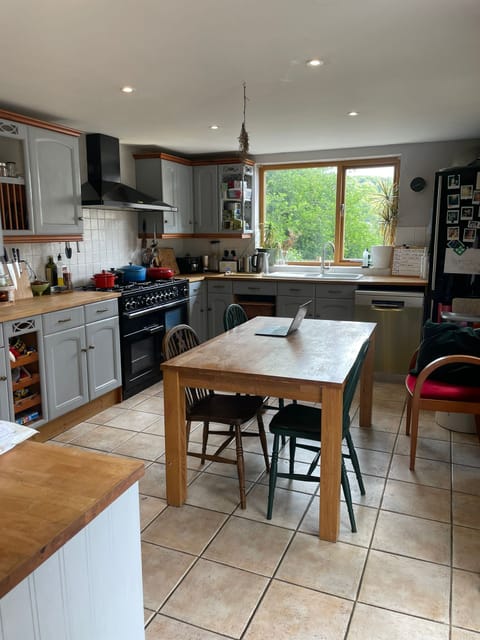 Kitchen, leading out onto the garden.