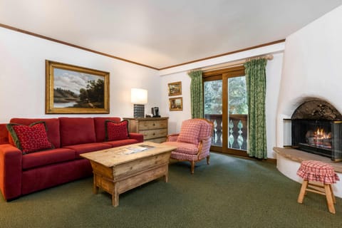 Living Area with Fireplace