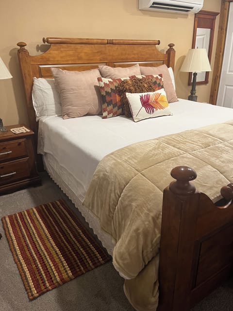 Clean, comfy King size bed