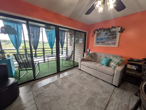 Beautiful marsh views from the comfort of your living room!