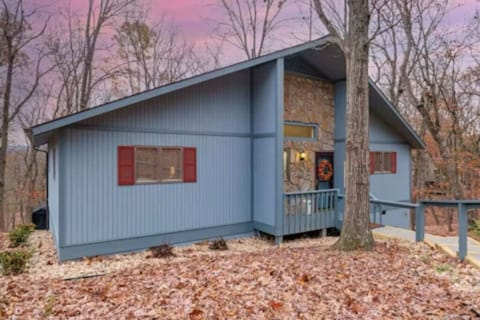 Stunning seasonal views of the Blue Ridge ridges emerge every winter—the perfect backdrop for morning coffee. 