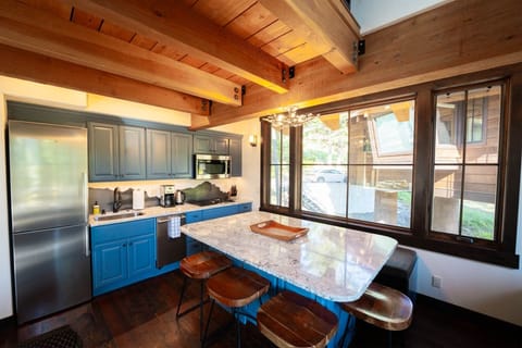 The home's fully equipped kitchen offers all you need to create a memorable meal | Main Level