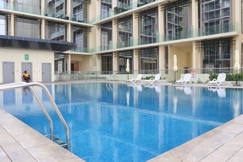 Dive into luxury with a refreshing pool, perfect for relaxation and fun.