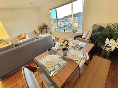 Dining and living (Puget Sound view and beautiful sunset view)